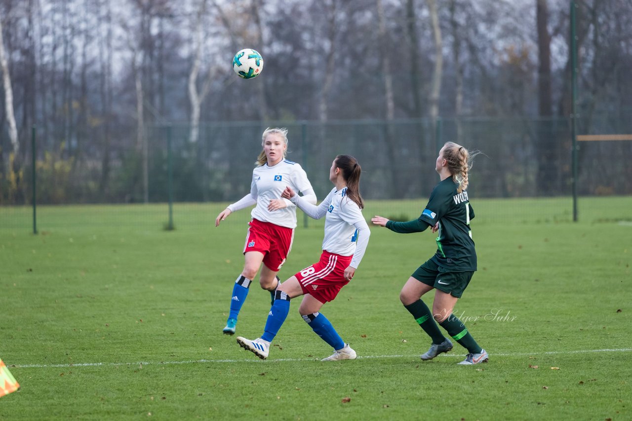 Bild 101 - B-Juniorinnen HSV - VfL Wolfsburg : Ergebnis: 2:1